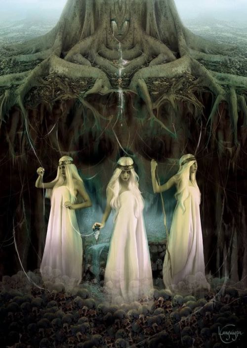 The Norns by Cassiopeia Art on Deviant Art