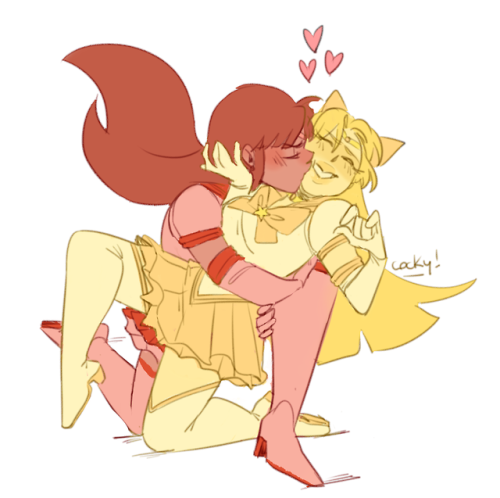 cockybusiness: This really fun Sailor Smooch commission for @fruitflying!  **Weekly Commissions