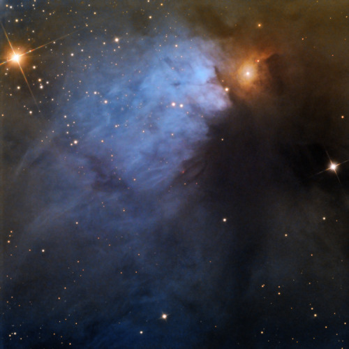 fromquarkstoquasars: Astronomy Photo of the Day: 5/26/15 — Cederblad 30 This little blue nebul