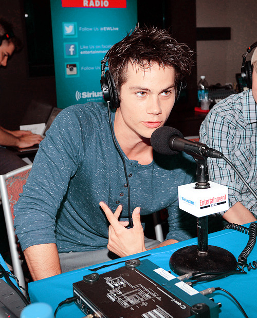 spdermen:dylan o’brien at san diego comic con, day two - [07.21]