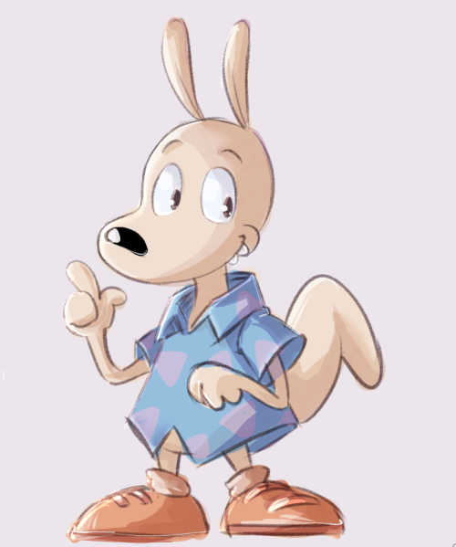 pandamangomadness:  Rocko doodle I did a few days ago  