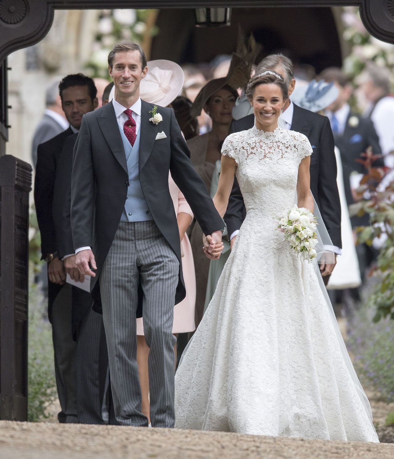 AN ECCENTRIC designer; a traditional dress. Pippa Middleton chose British couturier Giles Deacon to design her bridal gown for her wedding to James Matthews on Saturday, and the result was wonderfully Pinterest friendly: file this under “traditional...