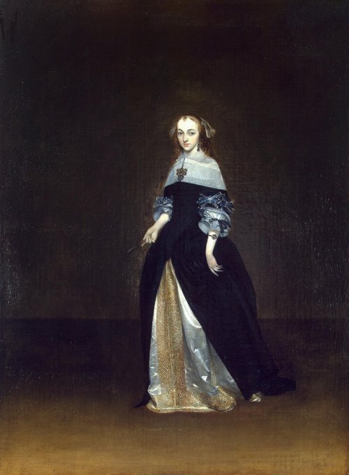 Portrait of Catarina van Leunink by Gerard ter Borch the Younger, 1654-81