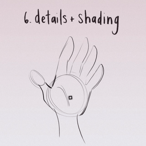 loish:another mini-tutorial translated into a gifset! this time for a stylized hand. read: not photo