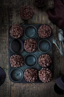 xosweeties:  chocolate cupcakes recipe 