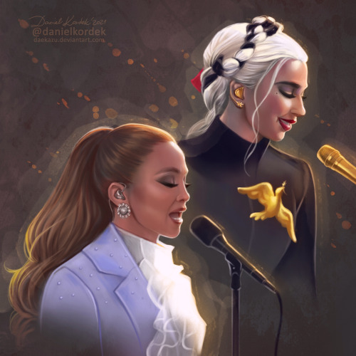 It’s one of these projects which I had trouble finishing but here is J Lo and  Lady Gaga from 