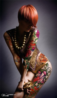 Women with tatoos