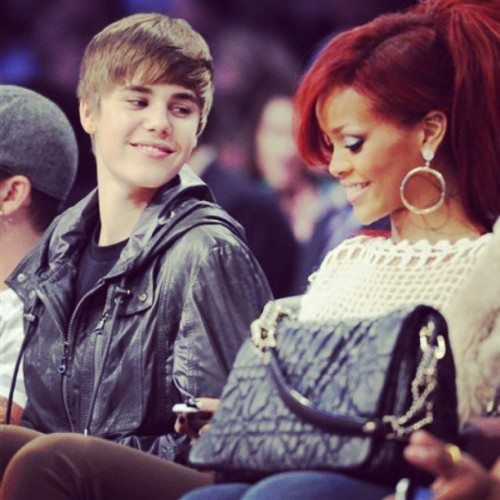 Rihanna and justin bieber #haha #beliebers and #rihannanavy @badgalriri #followme #cats #gay #justin