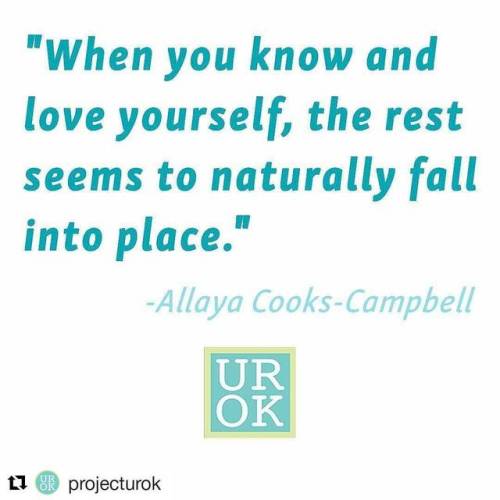 #Repost @projecturok (@get_repost)・・・Self-care is about knowing yourself well enough to do the thing
