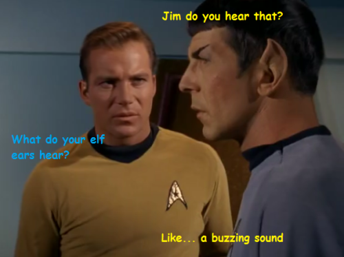 aurordream:I’ve been intending to get back to Star Trek Shitposting for ages, and Spock diving