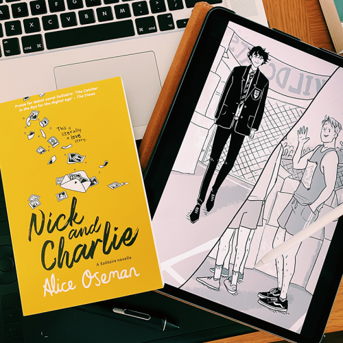 NICK AND CHARLIE, a Solitaire/Heartstopper novella by Alice Oseman, is out today!Limited signed copi