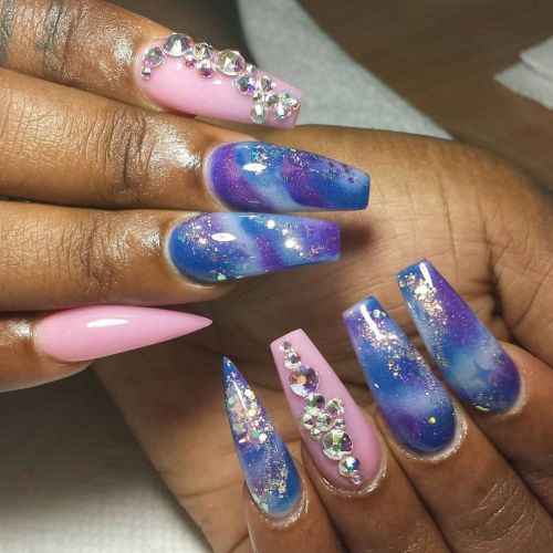 @felicia_nails #blackgirlsdonails #bgdn #bgdninternational #nailart #nailswag #naildesign #blackgirl