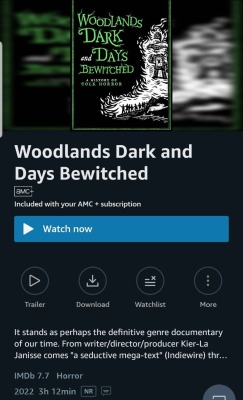 artemispanthar:Ooh, a 3+ hour megadoc on folk horror? Don’t mind if I do! I did get to watch this yesterday and it was very good! If you have any interest in movie docs and horror, I highly recommend checking it out.