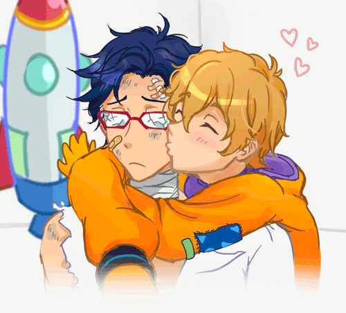 juniperarts:  THANK YOU FOR 1,000+ FOLLOWERS!!!This is my gift to all of you lovely people that for some reason follow my blog. I think it would be cute while up in space with the little aliens Nagisa raves about Rei and how amazing he is and stuff. So