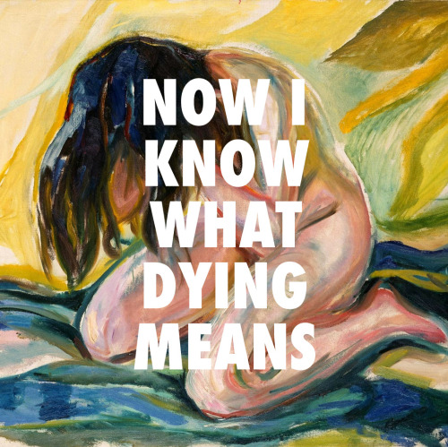 Weeping Nude (1919), Edvard Munch / Graceless (2013), The National