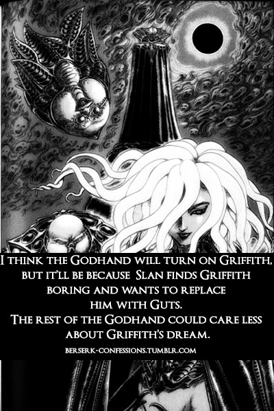 S] philosophy about the god hand. Do you think the god hand control the  universe? If so, why would griffith be so important? : r/Berserk