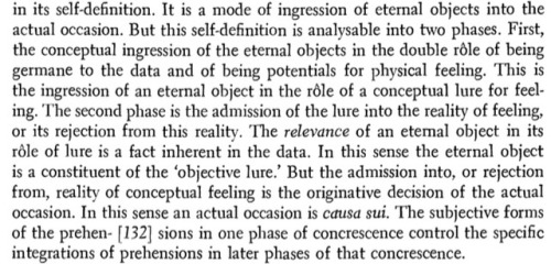 Alfred North Whitehead, Process and Reality