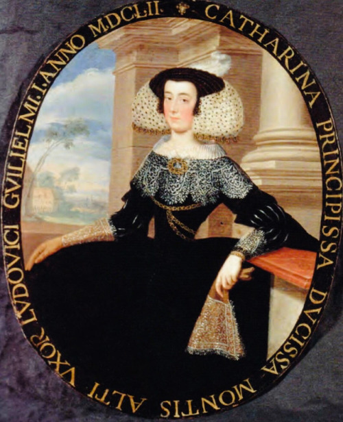 Portrait of a lady presumed to be Catalina de Moncada y Castro portrayed about the time of her maria