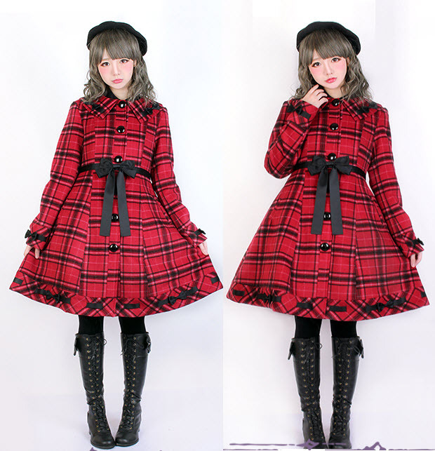 lolita-wardrobe: New Release: Pumpkin Cat 【-A Little Lady-】 Lolita Coat ◆ Quick