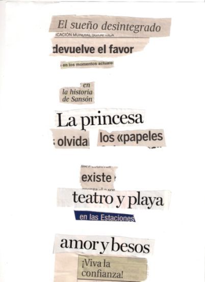 Poema Dadaísta
F. García Lorca.