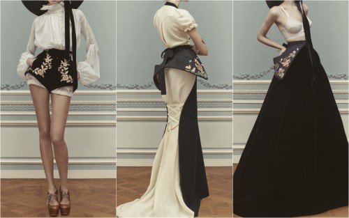sautte-fashion:Favorite Looks from Ulyana Sergeenko’s Couture S/S 2013 Lookbook
