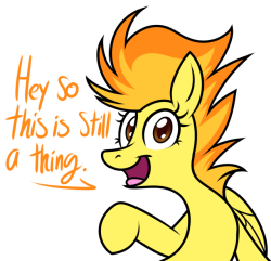 ask-spitfire-thewonderbolt:This is still indeed a thing. Lets start this stuff back up NERDS!  Boost! owo