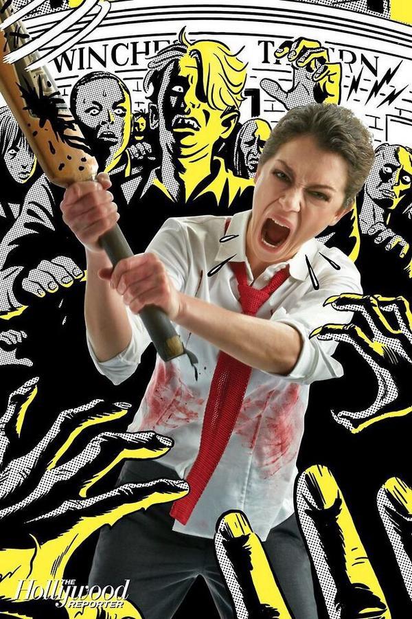  Tatiana Maslany as Simon Pegg in ‘Shaun of the Dead’  The Hollywood Reporter