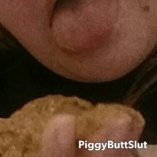piggybuttslut:  Slurping the stringy ass slime off a hot mound of extra stinky, squelchy