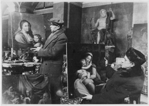 russian-style:Hermitage Museum during World War II