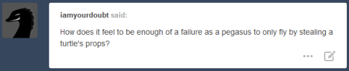 itsthatscootaloo:  dont worry its just unconscious!!   xp Pfffft