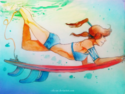 mooomnooon:  madeofcola:  Surfin’. huhu