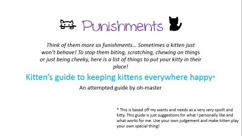 Sex kittensguidetokittenplay:  Punishments!!! pictures