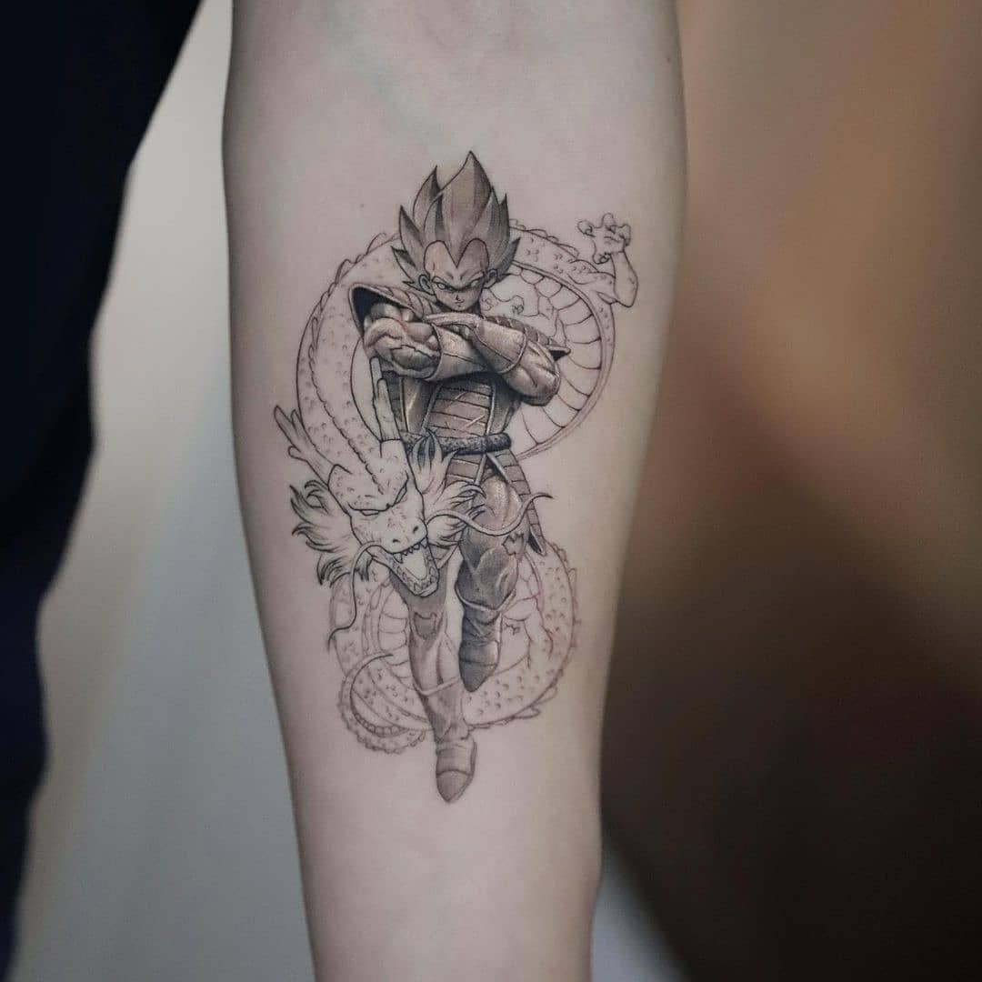 Majin Vegeta tattoo By nicklimpz IG  rdbz