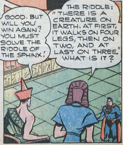 why-i-love-comics:  World’s Finest #32 - “The Seventh Wonder of the World!” (1948)  written by Jerry Siegelart by Ira Yarbrough & Stan Kaye 