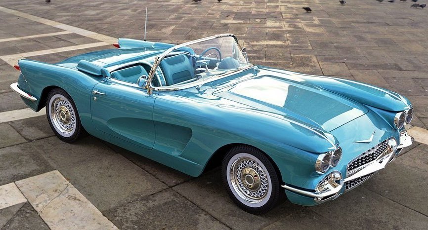 Corvette 1959 + Cadillac 1959 = Cadillac Roadster DeVille 1959, par Abimelec Design. 87ad044441ec6015000353c0ac2152d0f7e2698a