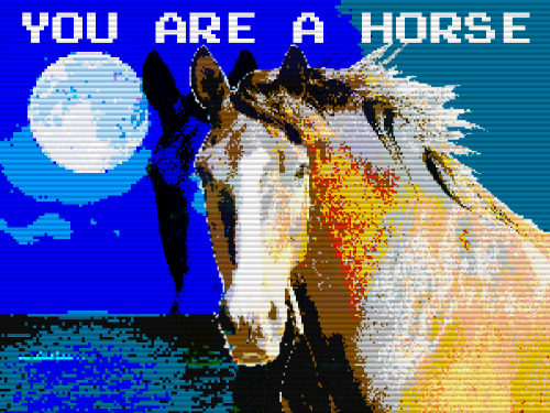 spacetwinks:YOU ARE A HORSE IS FINISHED, PUBLISHED, AND AVAILABLE FOR DOWNLOAD!You Are A Horse is a 