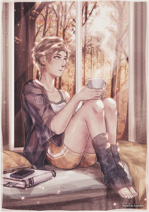 myetie: RFA in Autumn It’s getting colder – I hope everyone stays warm ♥ I’ve always wanted to draw 