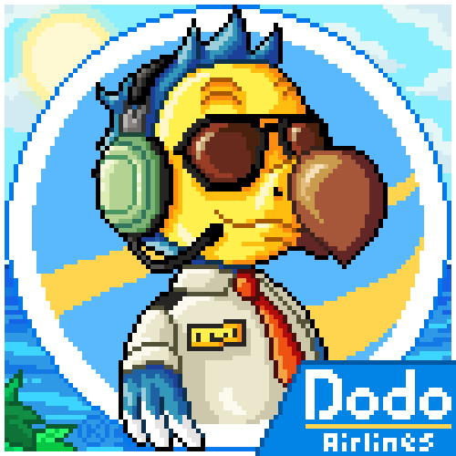 Maicakes Pixels Second Half Of My Dodo Airlines Pixels Xd