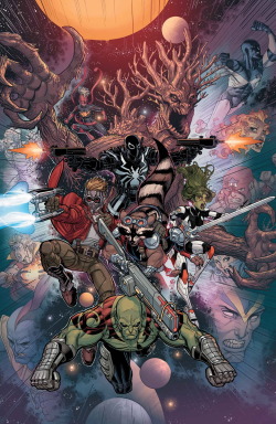  Guardians of the Galaxy #14 cover by Nick Bradshaw! 