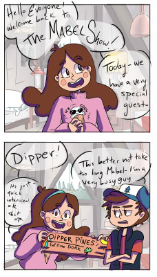 theladyemdraws:  c’mon Mabel- we all know exactly how Dipper feels about that