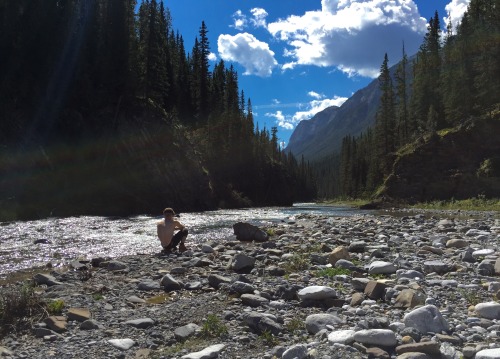 diaperedhipster:Got some fun photos using my neutral density filters hiking on a trail in Banff toda