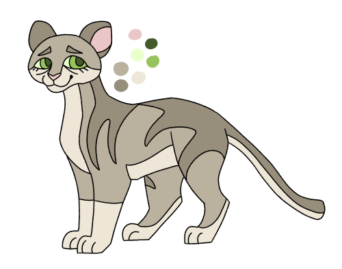 Mousefang! Skyclan ancestor who stayed in the gorge until the very end. 