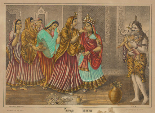 Visarjan, bengali lithography