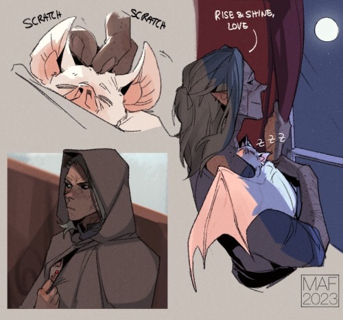 Guys Hear Me Out AU Where We Dont Let The Asshole Ascend But He Can Still Turn Into A Big Fluffy Bat