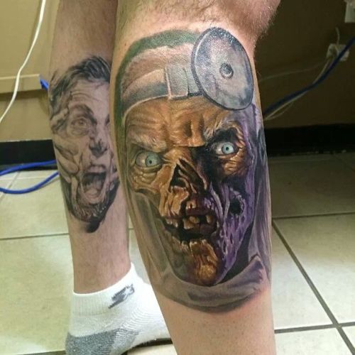Human Canvas Tattoo  Tattoos  Sci Fi  Crypt Keeper