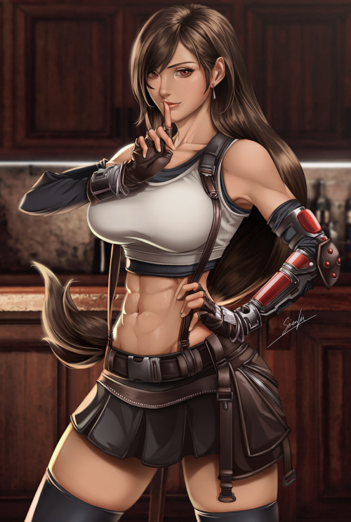 Tifa Lockhart Siren Lin https://www.artstation.com/artwork/BmBdL4