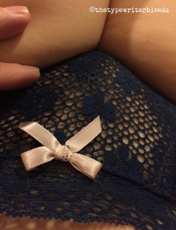 nowdrivemehome:  thetypewriterbleeds:  The world is a difficult place.  Thank fuck for pretty panties.   No…….. Thank fuck for you! ;-)