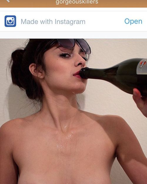 #FUCK OFF INSTAGRAM! This photo was deleted for violating terms and rules of Instagram. Examining an