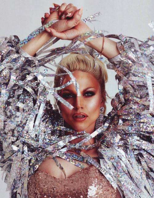 Courtney Act photographed by Leigh Keily for Attitude April 2018