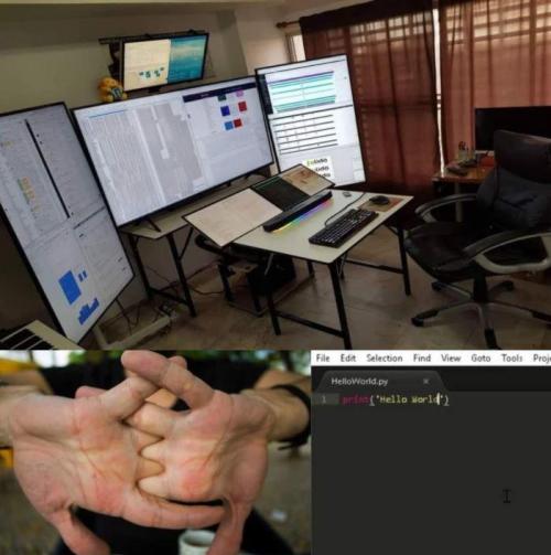 programmerhumour:Dat setup tho.